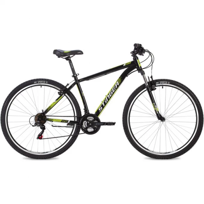 Горный велосипед STINGER CAIMAN 29" чёрный с рамой 20" 29SHV.CAIMAN.20BK2 Горный велосипед STINGER CAIMAN 29" чёрный с рамой 20" 29SHV.CAIMAN.20BK2
