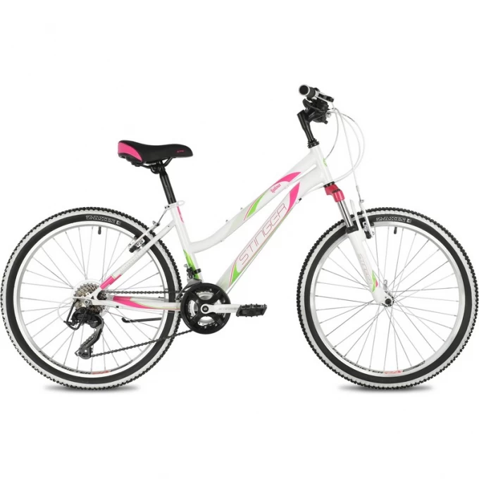 Подростковый велосипед STINGER LATINA 24" белый с рамой 12" 24SHV.LATINA.12WH2 Подростковый велосипед STINGER LATINA 24" белый с рамой 12" 24SHV.LATINA.12WH2